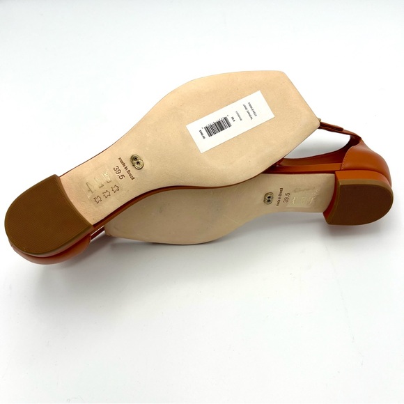 Caroline Constas Jane Flat Sandals in Brown Leather. Size 39.5 and 37 - Picture 10 of 12